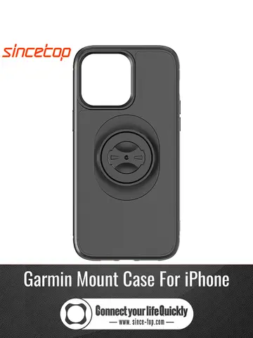 iPhone 16/15/14Plus/13/12/11Pro/Xs Max/XR용 충격 방지 케이스 Garmin 자전거 사이클링 홀더용 어댑터가 있는 퀵 마운트 전화 케이스 Best5