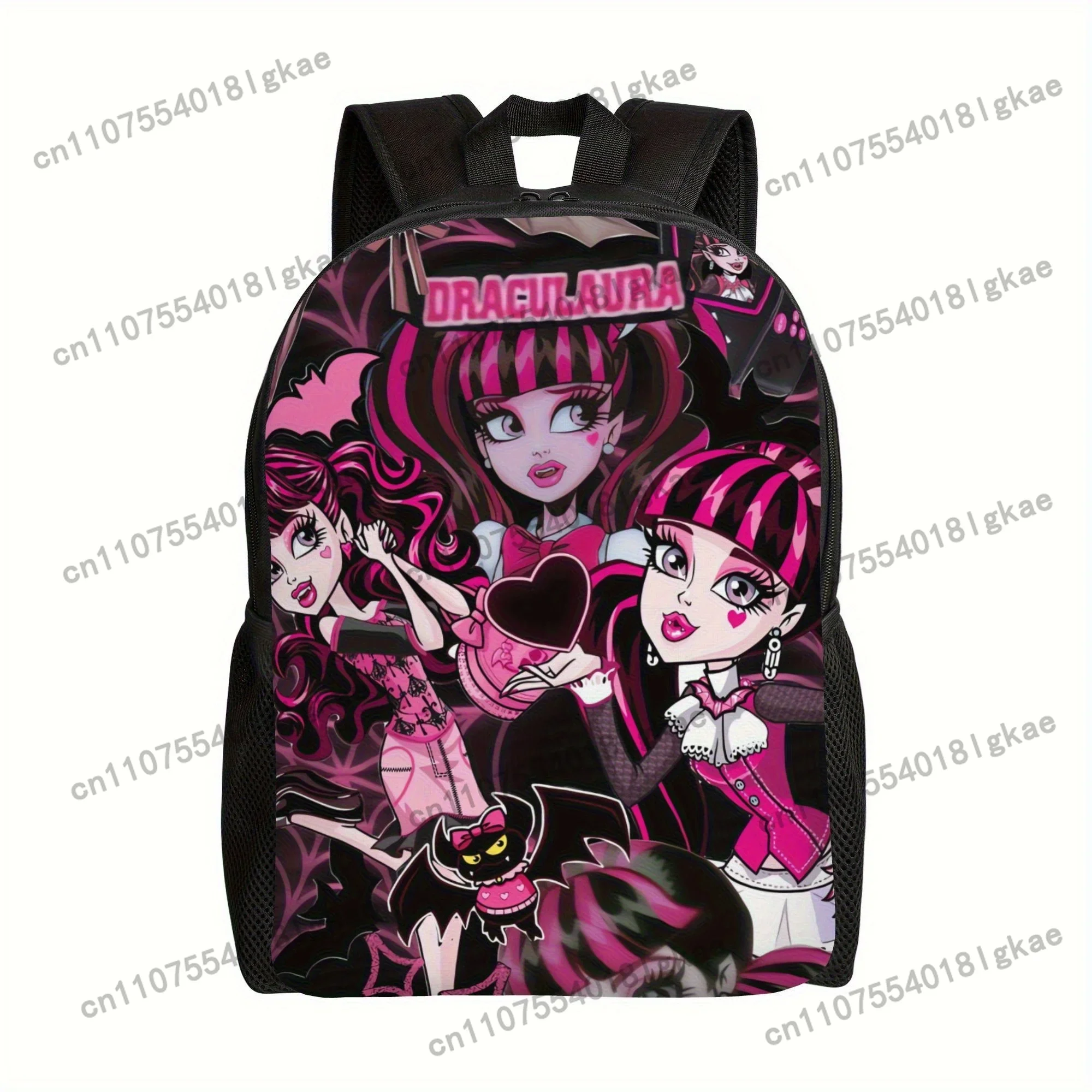 [Anime Backpack, Stylish Design] Stylish Black Anime Backpack with 