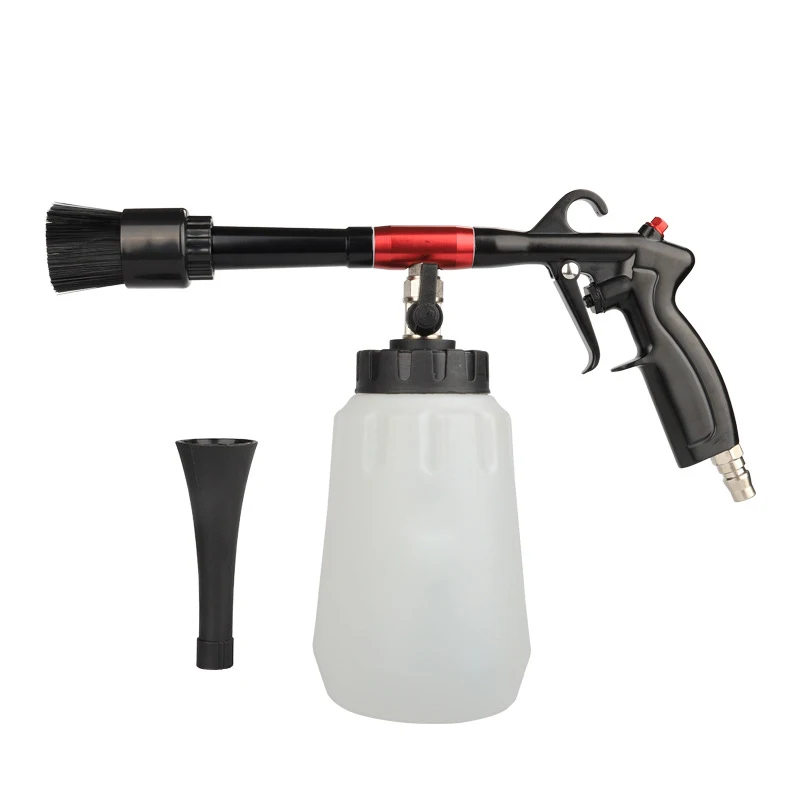 1L Pneumatic Interior Cleaning Gun Rotary Bearing High Pressure Air Car Wash Equipment Tornado Cyclone Auto Tools