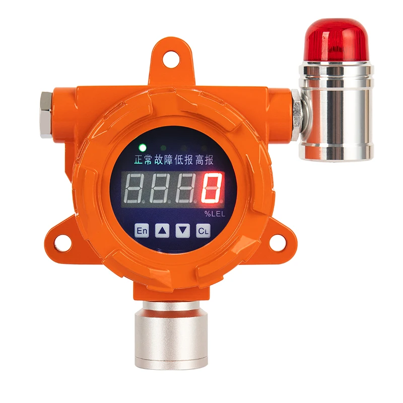 

alarm fixed h2s gas detector fixed flue gas analyzer Combustible 2in1 gas and carbon monoxide wifi