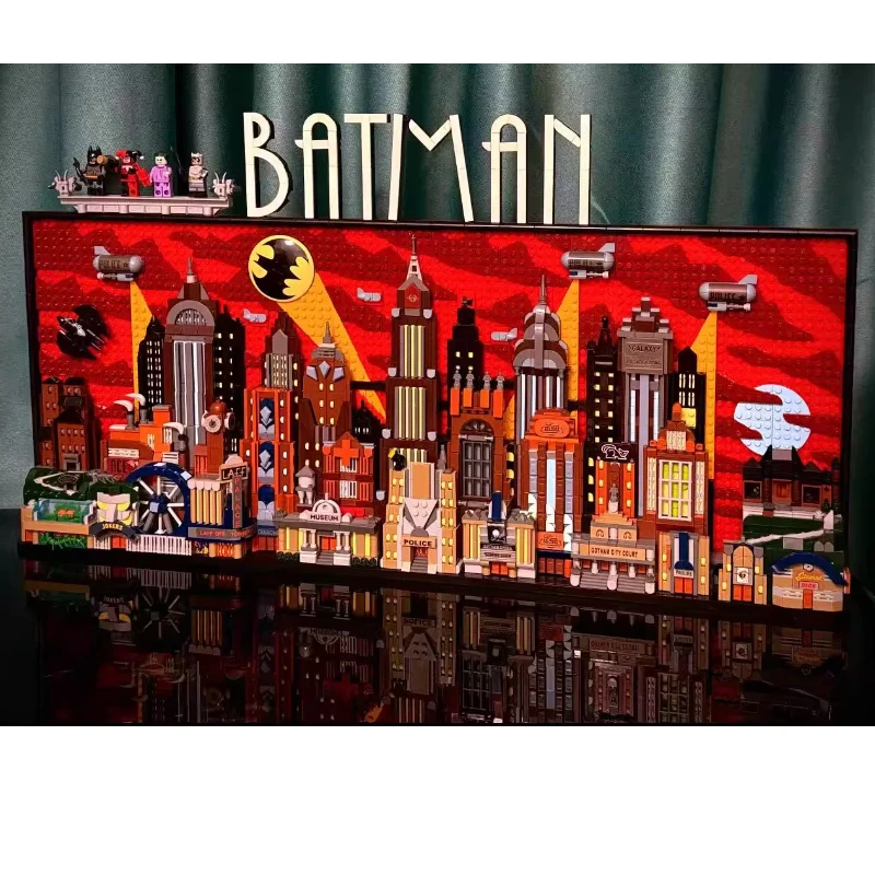 

Marvel Superhero Batman Animated Gotham City Boys' Educational Building Toy Christmas Decorations Adult Children Birthday Gift