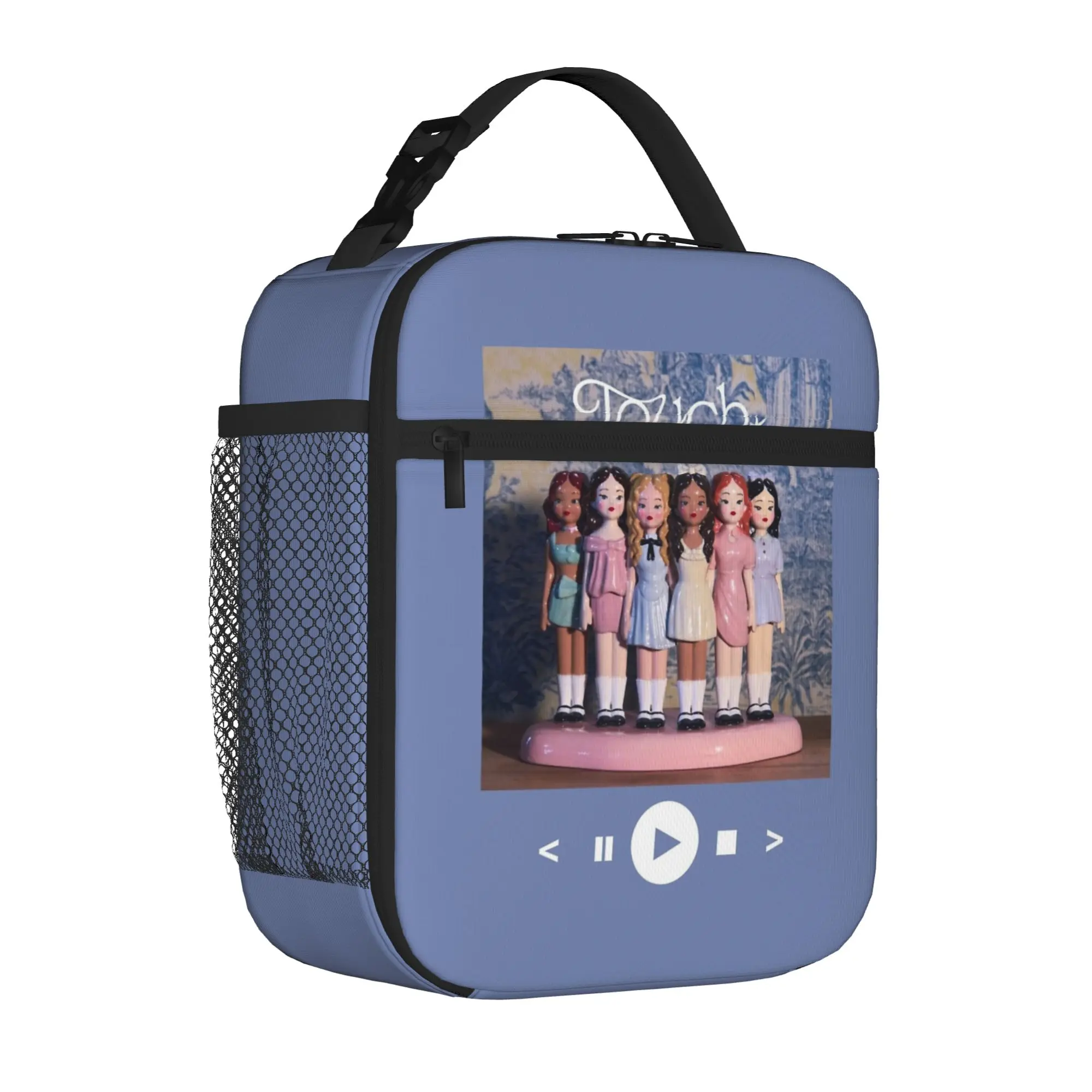 Katseyes Kpop Girl Group Thermal Insulated Lunch Bag for Work  Portable Food Container Bags Thermal Cooler Lunch Box