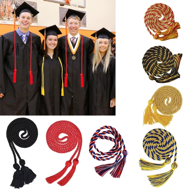 Graduation Ceremonies Cord with Long Tassels Graduation Cord Rope Belt Graduation Tassels for Graduation Photos Drop Shipping