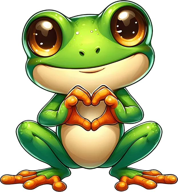 DK342# Animals Making Heart Gestures Car Stickers Scratch Blocking Self-Adhesive Waterproof Decal, Used for Car, Laptop, Motorcy