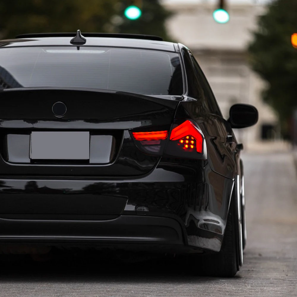 زوج مصباح ليد خلفي الجمعية لسيارات BMW 3 Series E90 2009 2010 2011 2012 ضوء الجري الخلفي للضباب الخلفي #2