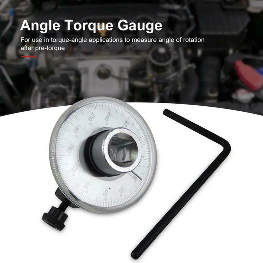 Torque Angle Gauge Efficient 1/2 Drive Torque Angle Gauge Meter Reliable 0 360 Degree Measurement Meter for Wrench