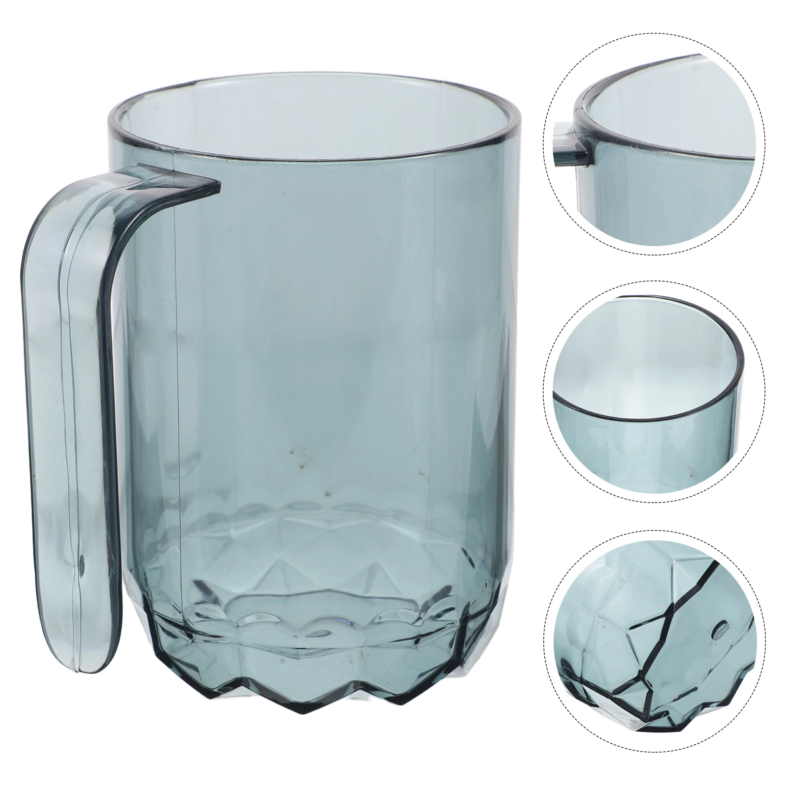 

Nordic Simple Mouthwash Reusable Unbreakable Tumbler Travel Toothbrush Cup Transparent Lightweight Plastic Tooth Cup Household