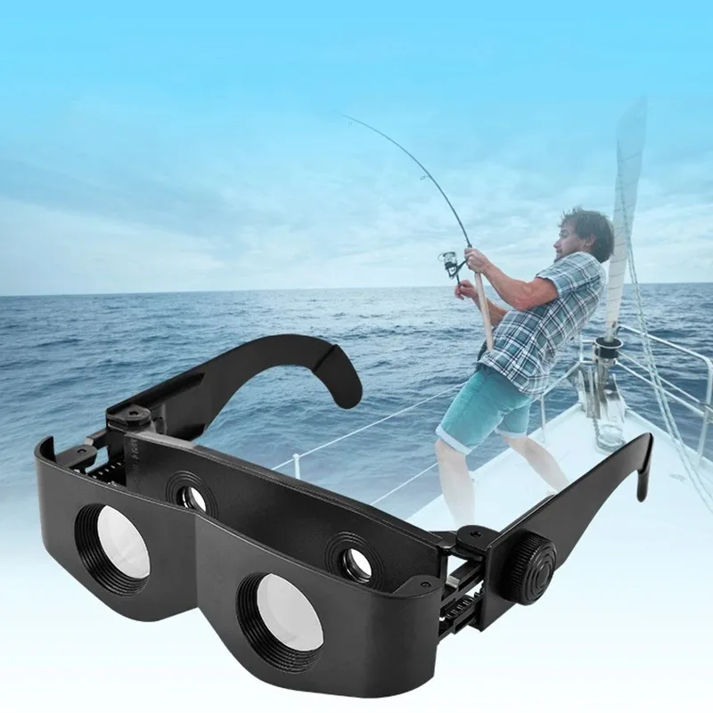 Glasses Fishing Professional Binoculars Telescope Magnifier Glasses Focus Adjustable Hands-Free Wearable for Theater TV Sigh - Image 2
