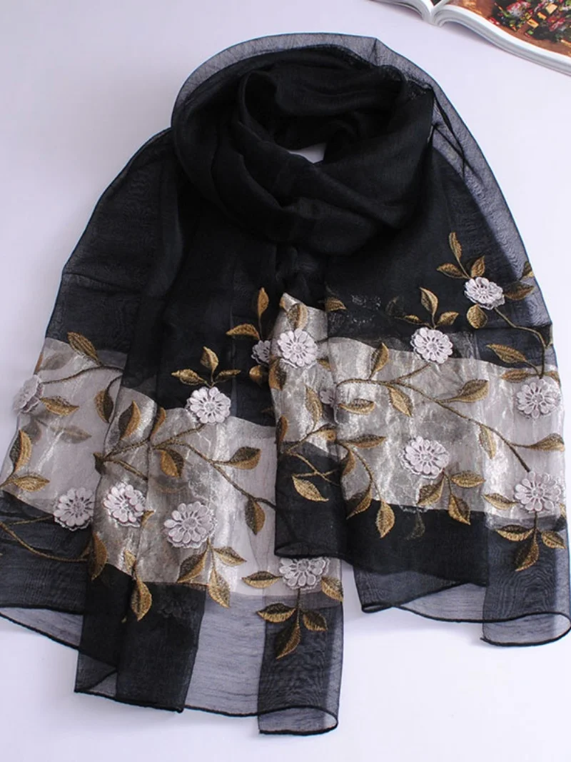 Echarpe-en-soie-et-laine-brodee-de-fleurs-3d-haut-de-gamme-faite-a-la-main-multifonctionnelle-fine-pour-toutes-les-saisons