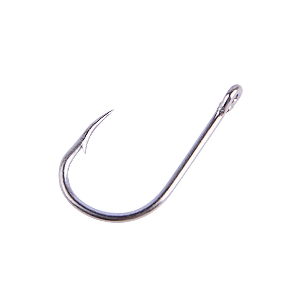 

500pcs Fishing Hook 10 Sizes Fishing Fish Versatile Bait Sharpened Hook Fishhook Tackle Carbon Steel Spinners Lures with Storage