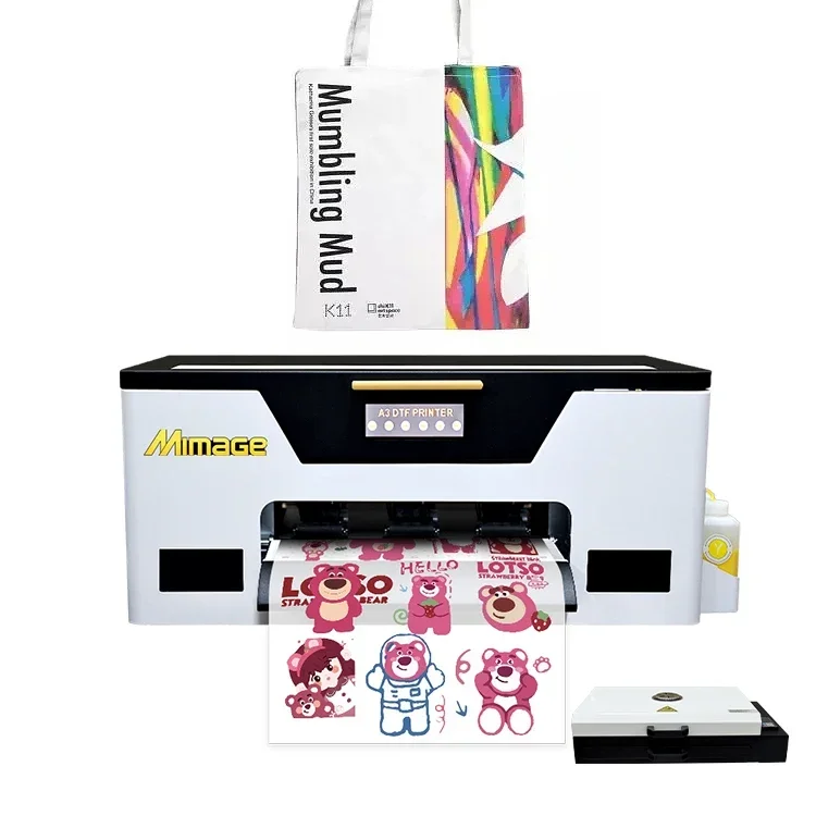 A3 1390 DTF Printer Easy To Operate Printing Machine High Resolution Printing Environmentally For Fabrics