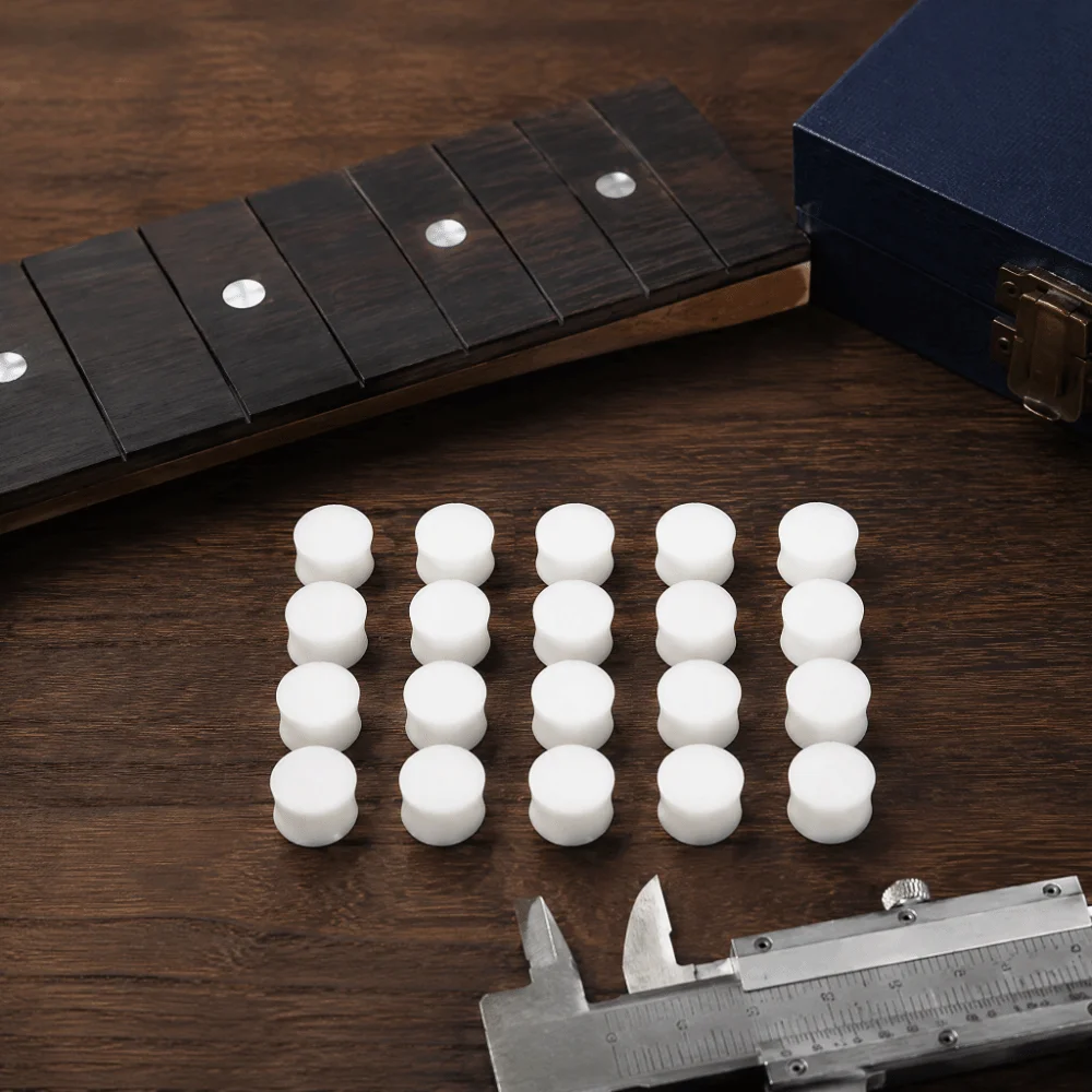 20PCS Premium White Fretboard Inlay Dots Round Shape Pearl shell Guitar Fingerboard Dots Fretboard Position Marker For Guitar