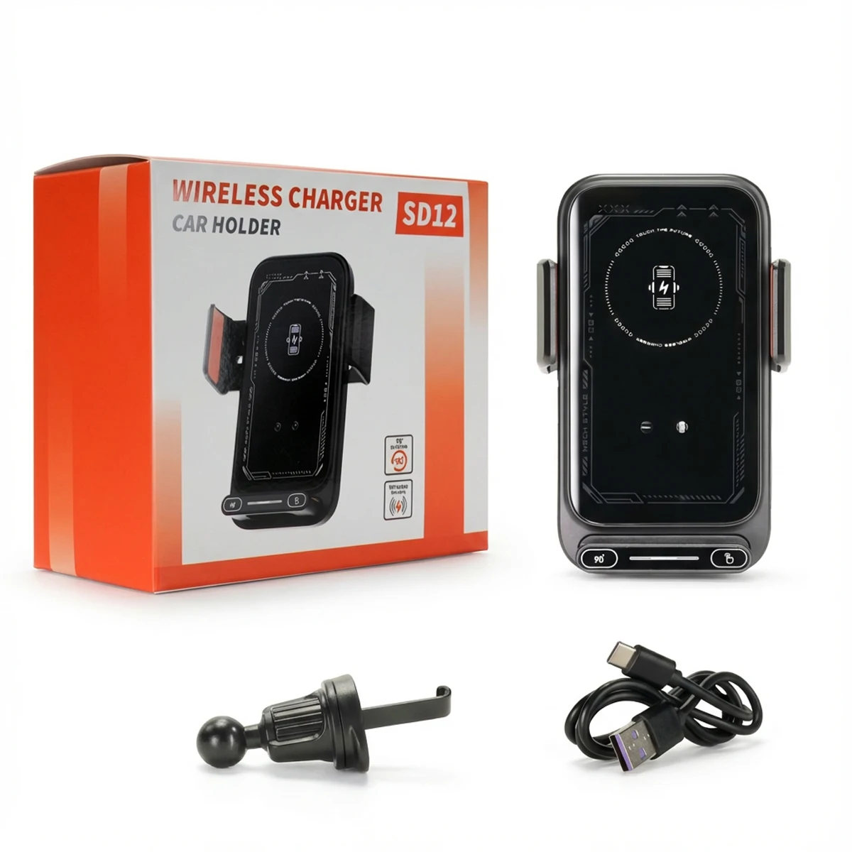 Entwickelt für BMW X5 G05 2024 2025 2026 Telefonhalterung Auto Magnetische Halterung Intelligente Sensorik Kabelloses Laden Ein-Knopf-Entriegelung – Detail 34