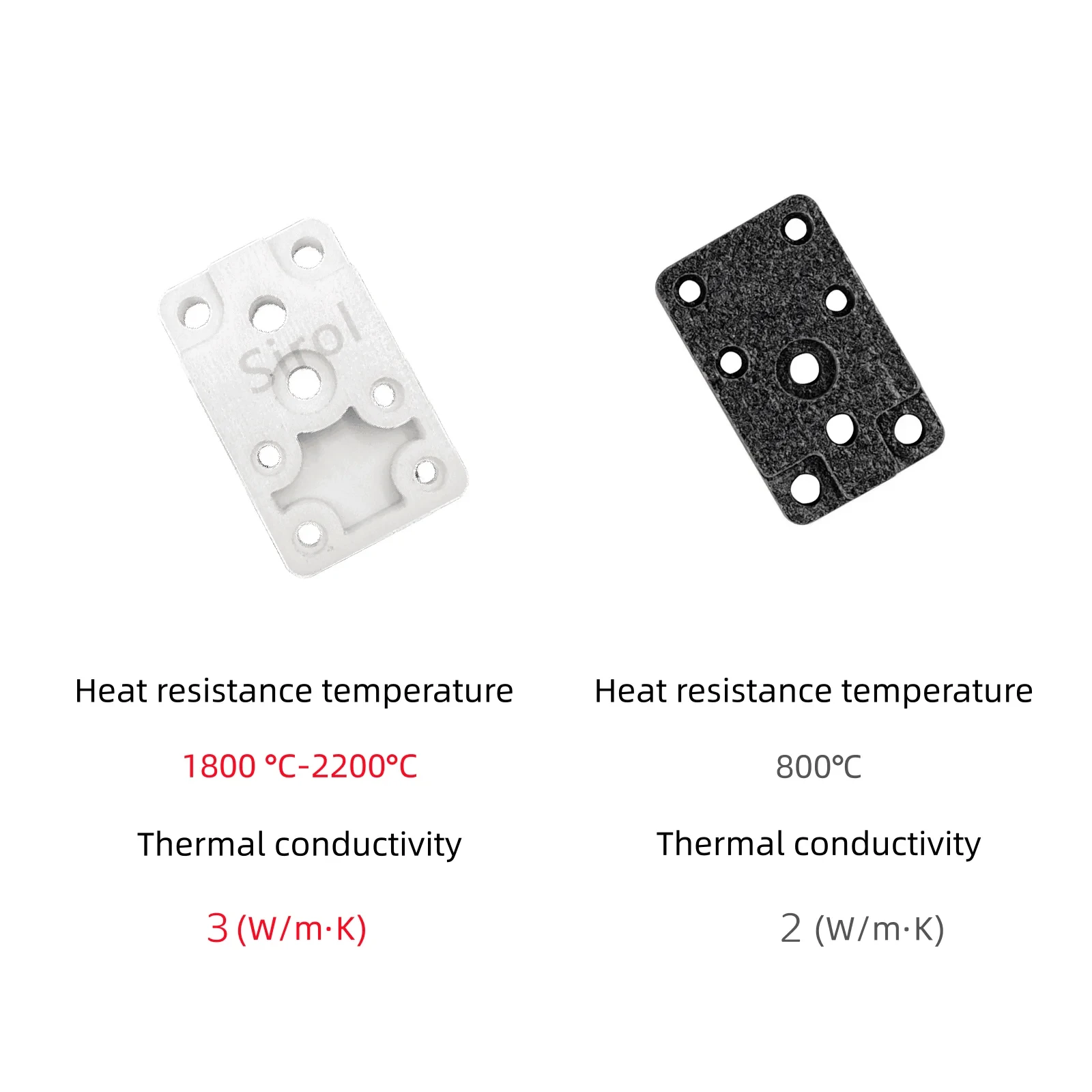 For Bambu Lab A1 H2D A1 Mini Hotend Heating Assembly Block Zirconia H2D Hotend Right Mounting Kit A1 Accessories High Quality