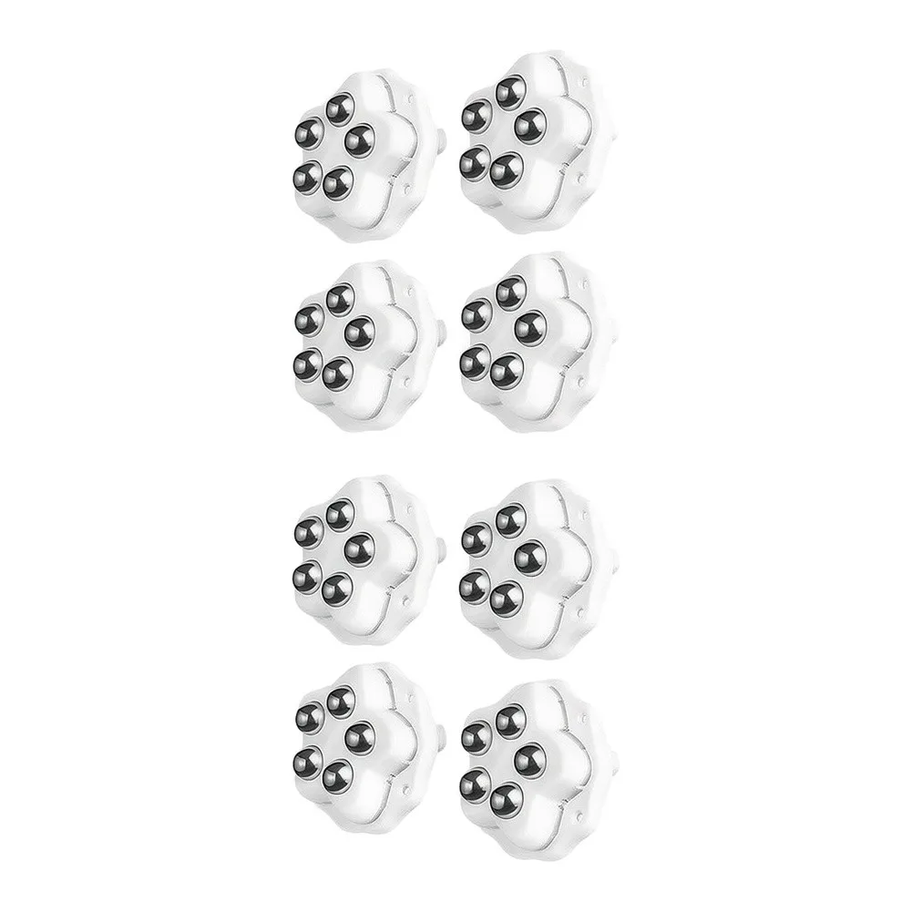 360 Swivel Wheels Furniture Casters Living Room 200KG Load Capacity Precision Ball Bearings Self-adhesive Backing For Sofas