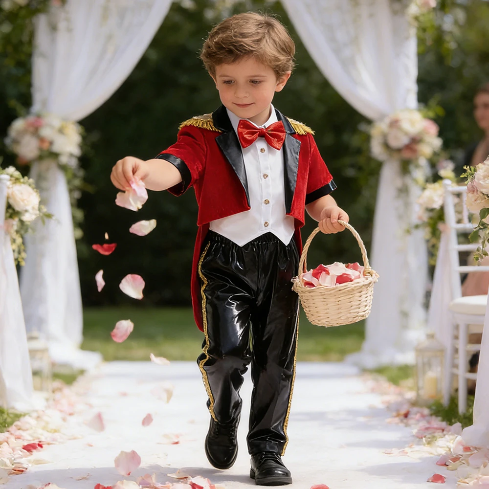 

Детская одежда: Нарядные комплекты для мальчиков, смокинги, костюмы для выступлений, одежда для малышей, 3 предмета, костюмы для дня рождения