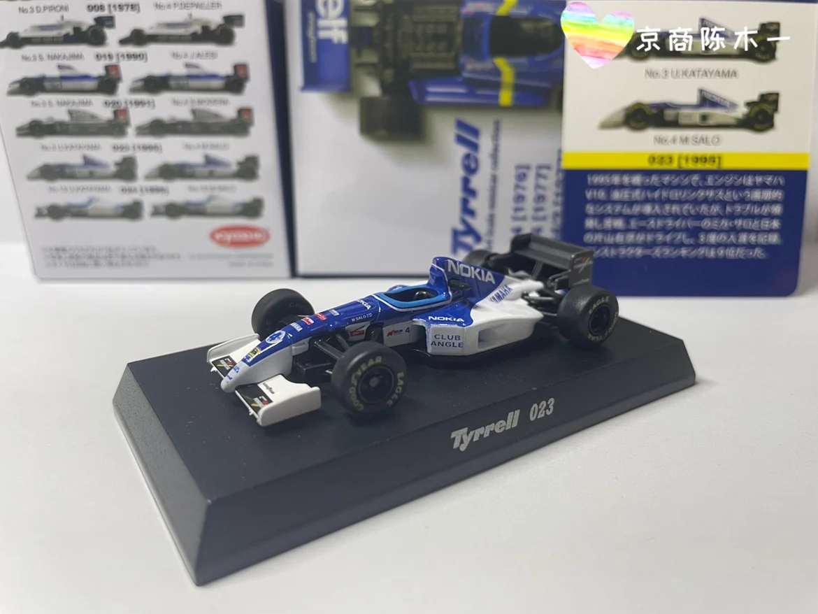 

KYOSHO 1/64 Tyrrell P34 ELF #4 LM F1 RACING Collection of die-cast Six wheels alloy car decoration model toys