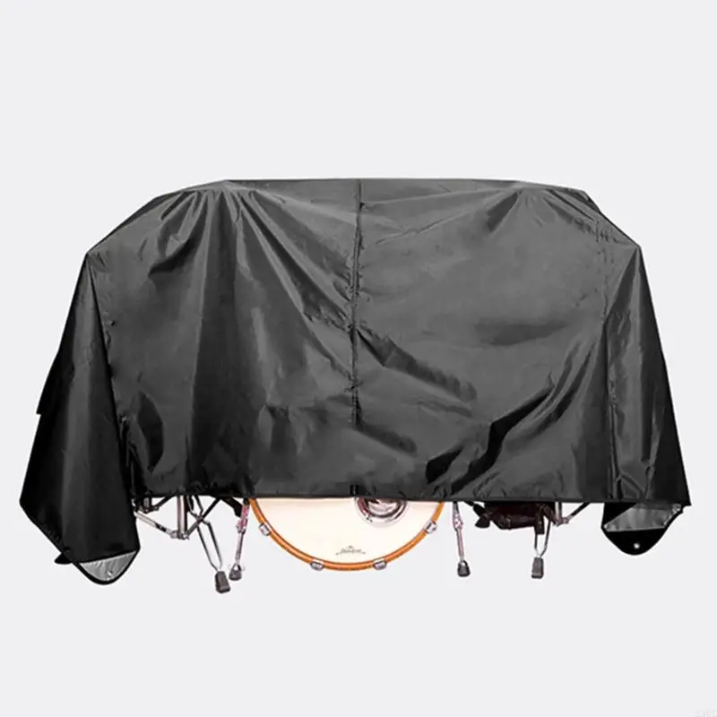 Thick Drum Dust Waterproof and Tear Resistant 420D Oxford Cloth Drum Security Cover for Indoor and Outdoor Use