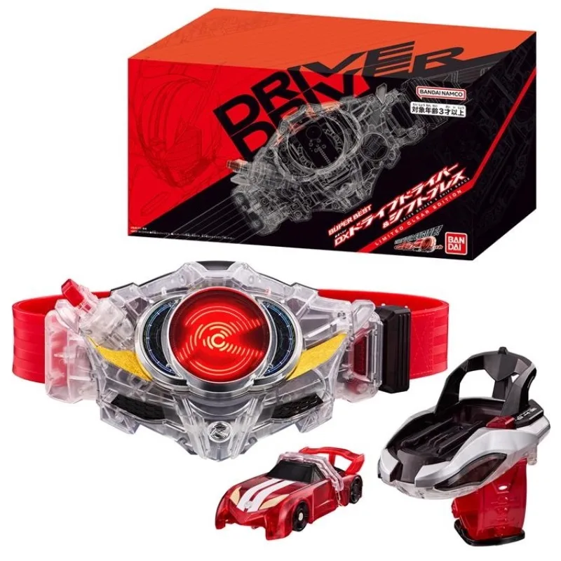 

Bandai Kamen Rider DRIVE DX Chikai Transformation Belt Driver Transparent Color Transparent Version Figurine Model Gift Toys