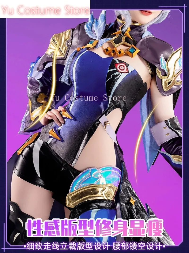 YuCostumeAnime Honkai Impact 3rd Elysia Ruler Of Erosion Game Suit Gorgeous Uniform Cosplay Costume Halloween Party Outfit Women