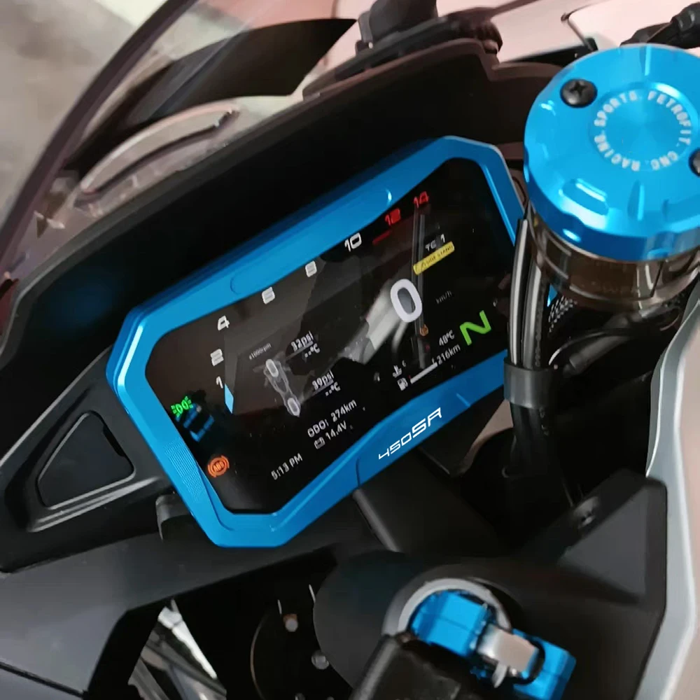 

For CFMOTO 450MT 450NK 450SR 450SS 450SRS 450 MT TFT Anti Theft Dashboard Bezel Frame Cover Instrument Display Guard Protector