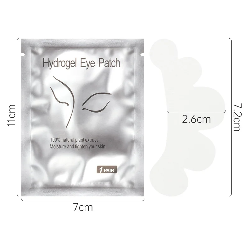 Patchs en papier en forme de nuage pour les yeux, tampons autocollants pour les yeux, enveloppes pour les yeux, outils de maquillage, greffe de cils, isolation, nouveau style, 50 paires