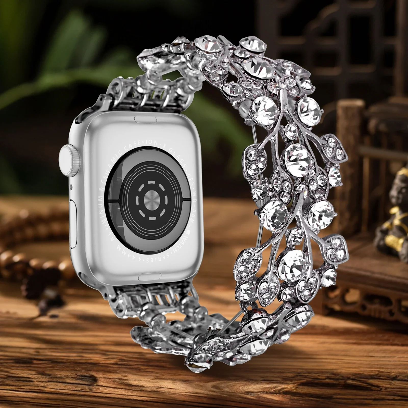 

Nice Bling Elastic force Bracelet For Apple Watch band link Series 10/9/8/7/6/5/4/3/2/1 40mm 41mm 42mm 44mm 45mm 46mm 49mm Strap