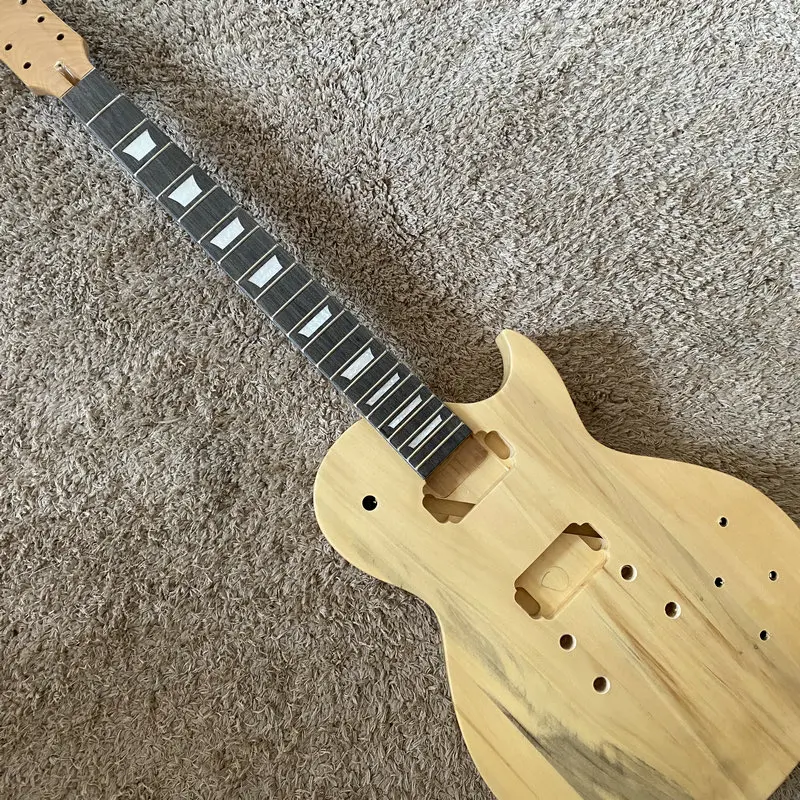 

Genuine Harleybenton Electric Guitar Unfinished Guitar Kits without Hardwares No Color Paints Semi Finishing DIY Replace Set