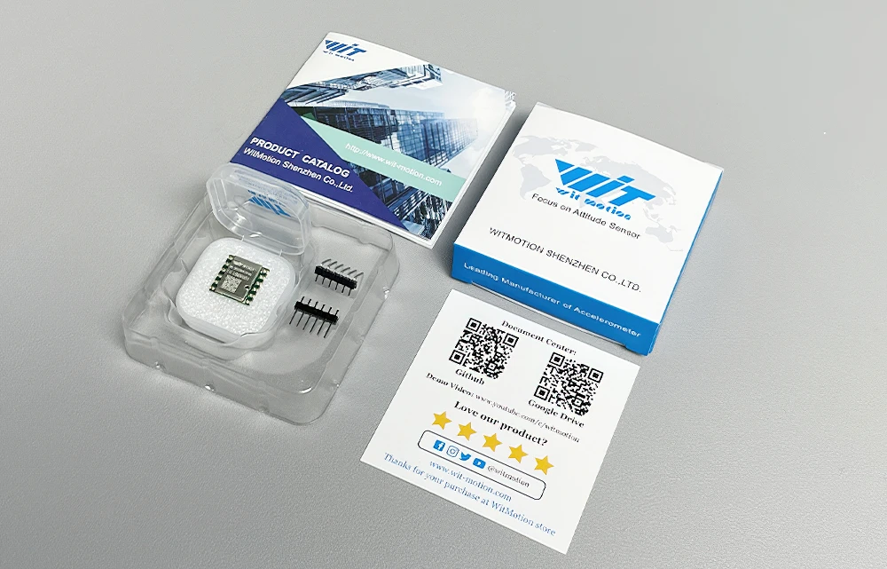 WitMotion-inclinómetro Digital WT61 AHRS MPU6050, módulo de 6 ejes, acelerómetro de 3 ejes y giroscopio, ángulo de inclinación y medida de vibración