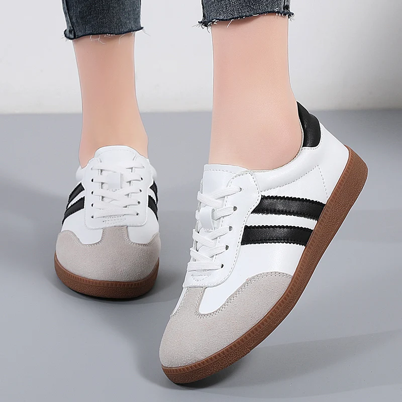 

High Quality Women Sneakers Fashion Spring Trend Casual Flats Female New Comfort White Vulcanized Platform Shoes Zapatos Mujer