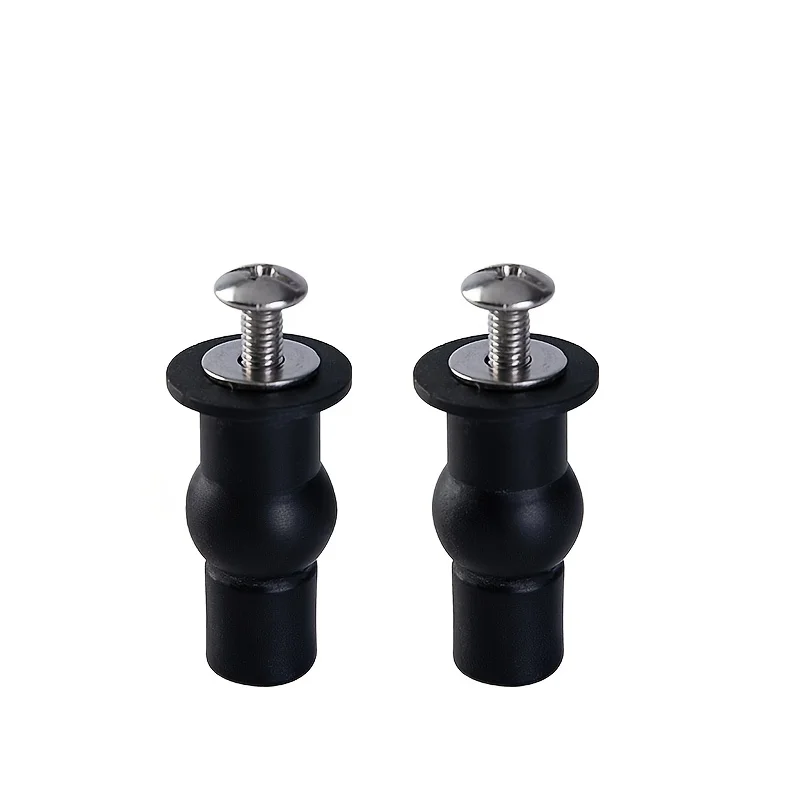 2PCS Universal Toilet Seat Expansion Screws Anti Vibration Rubber Fasteners Durable DIY Replacement Bolts Stable Bathroom Toilet