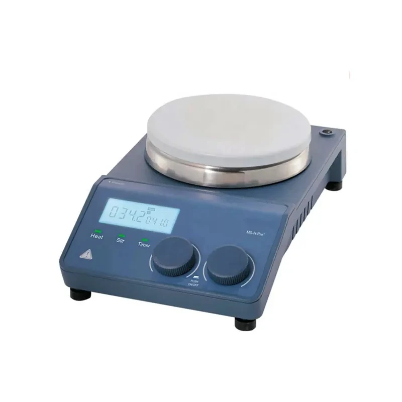 IKEME Heating Magnetic Stirrer Mixer LCD Digital 1500rpm Magnetic Stirrer Hot Plate With Stir Bar Chemistry Laboratory Equipment