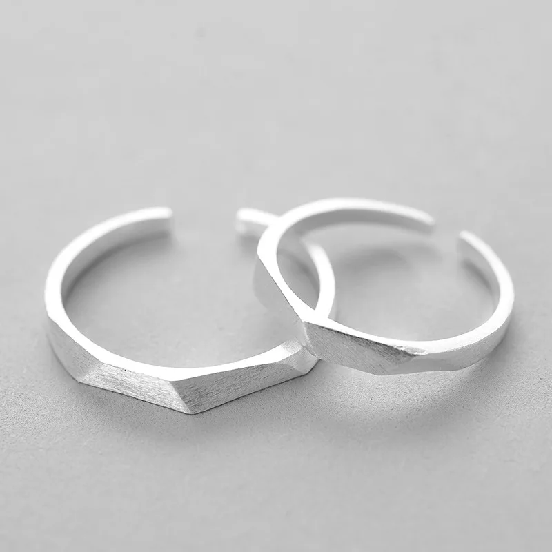 

925 Sterling Silver Open Rings For Women Men High Quality Lady Prevent Allergy Sterling-silver-jewelry