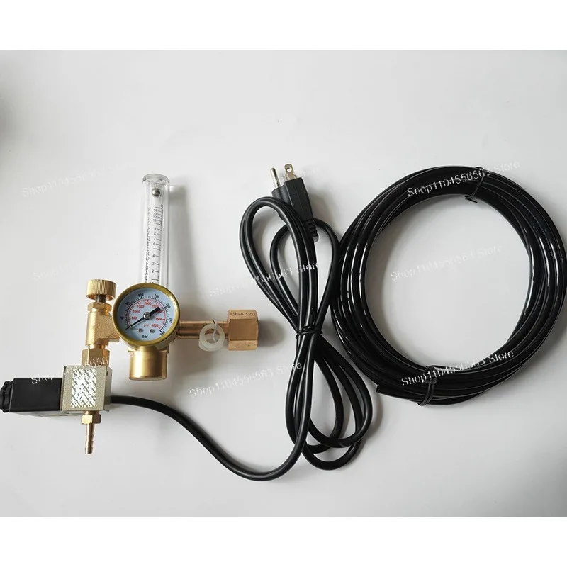 Full-Copper American-Style CO₂ Regulator with Gauge – Precision Pressure Reducer for Commercial Plant Grow Rooms