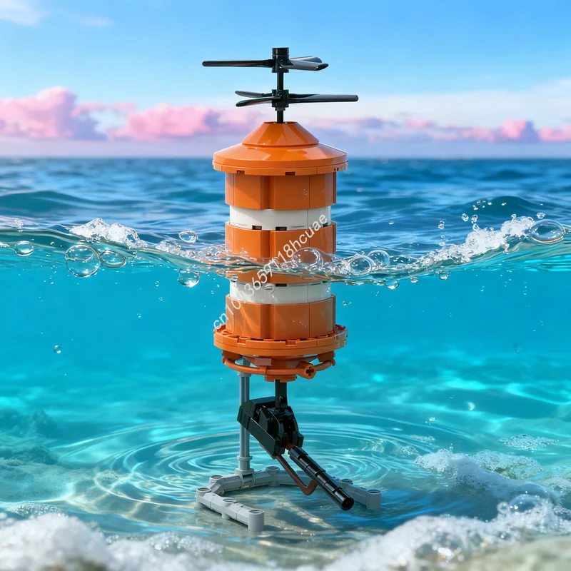 

199pcs MOC Space Incinerator Drone Risk Rain 2 Model Building Blocks Architecture Christmas Gifts Toys Idea Education Brick