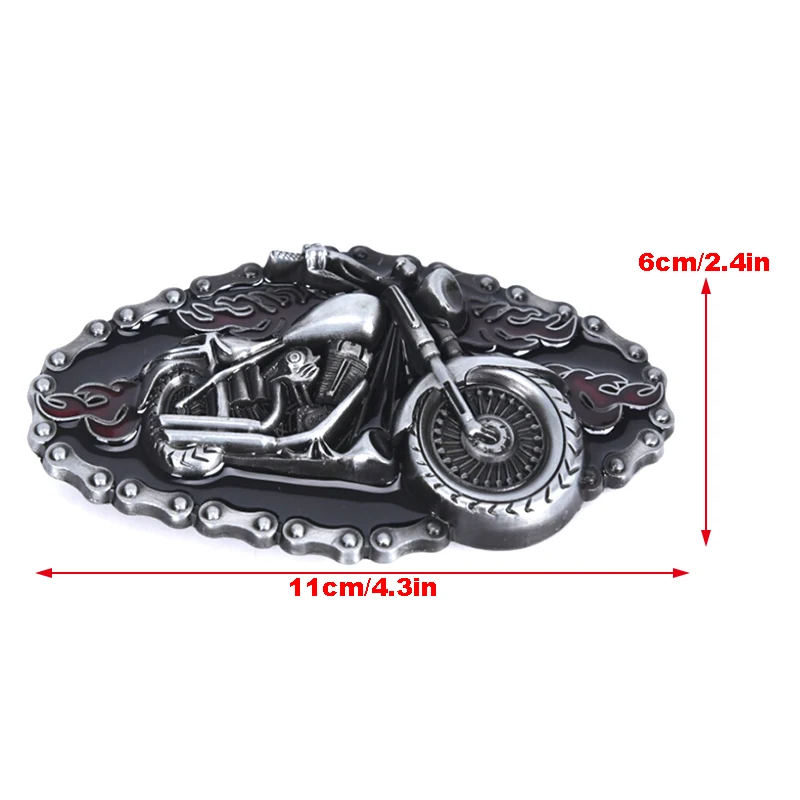 Fashion Men Vintage Motorcycle Modelling Cowboy Alloy Style Belt Buckle