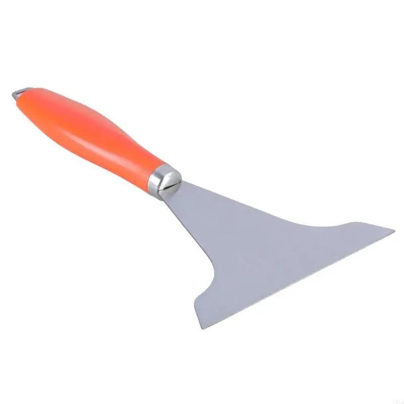 Griddle Grill Flat Top Scrapers with Handle for Stainless Steel Outdoor BBQ Kitchen Metal Scrapers Tool Heavy Duty