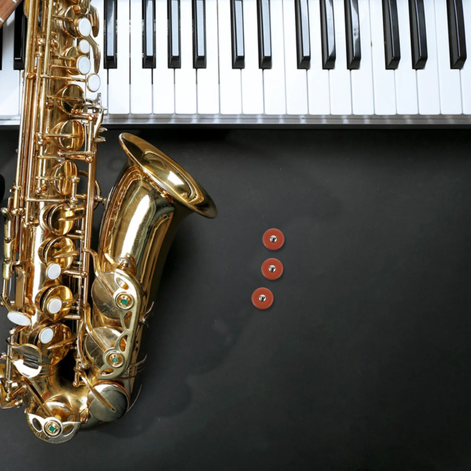 

3 Pcs Saxophone Cushion Replacement Pads for Alto Mouthpiece Patches Key Repair Clarinet