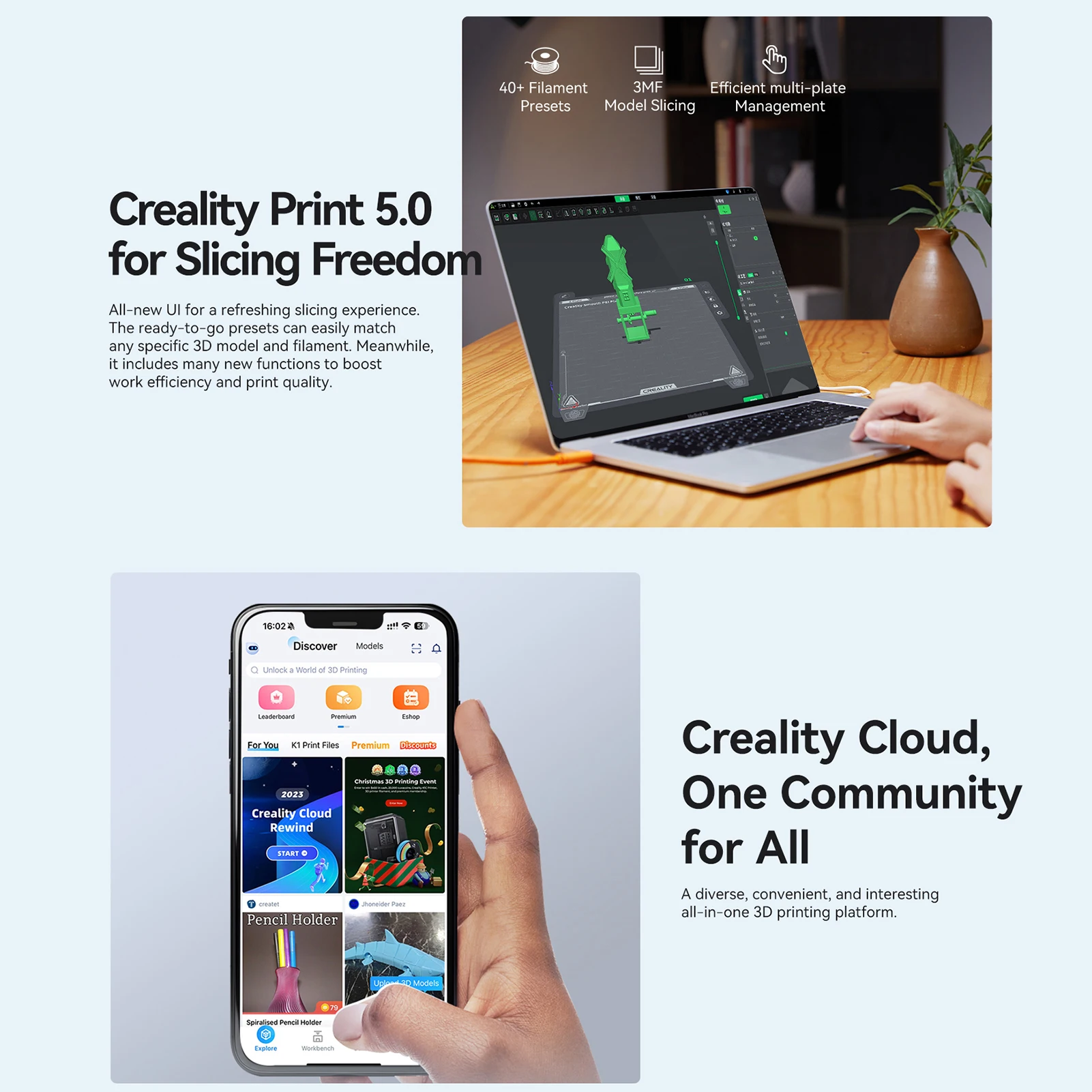 طابعة Creality K1 SE ثلاثية الأبعاد ثنائية العتاد محرك مباشر الطارد التسوية التلقائية هيكل CoreXY 600 مللي متر/ثانية آلة طباعة ثلاثية الأبعاد عالية السرعة