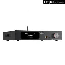 LOXJIE A40 Power Amplifier and Headphone AMP 165W * 2 MQA-CD Bluetooth XU-316 DSD256 Optical I2S HDMI ARC PHONO Remote Control