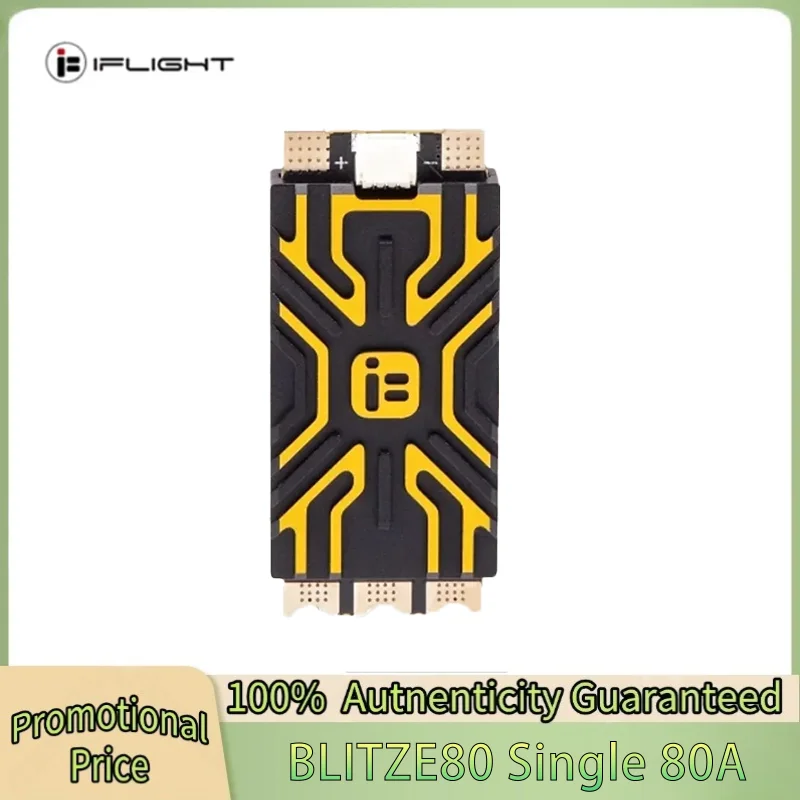 

IFlight BLITZ E80 Single 80A ESC G071 BLHELI32 2-8S LIPO for FPV Freestyle X-Class Cinelifter Drones DIY Parts
