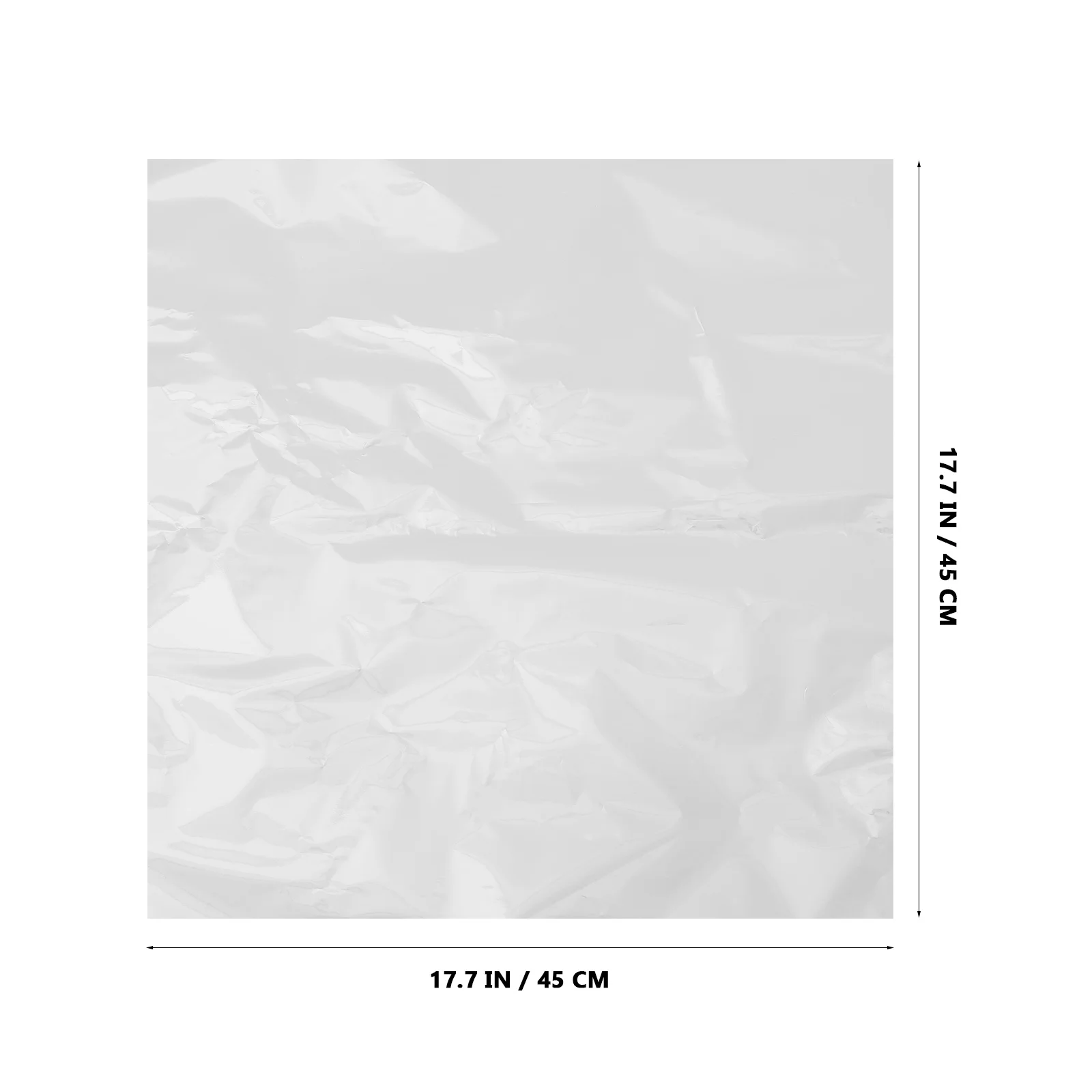 100 Buah Kertas Pembungkus Tahan Air Bening 45Cm untuk Bunga Film Plastik Transparan untuk Kemasan Buket Hadiah DIY Bunga