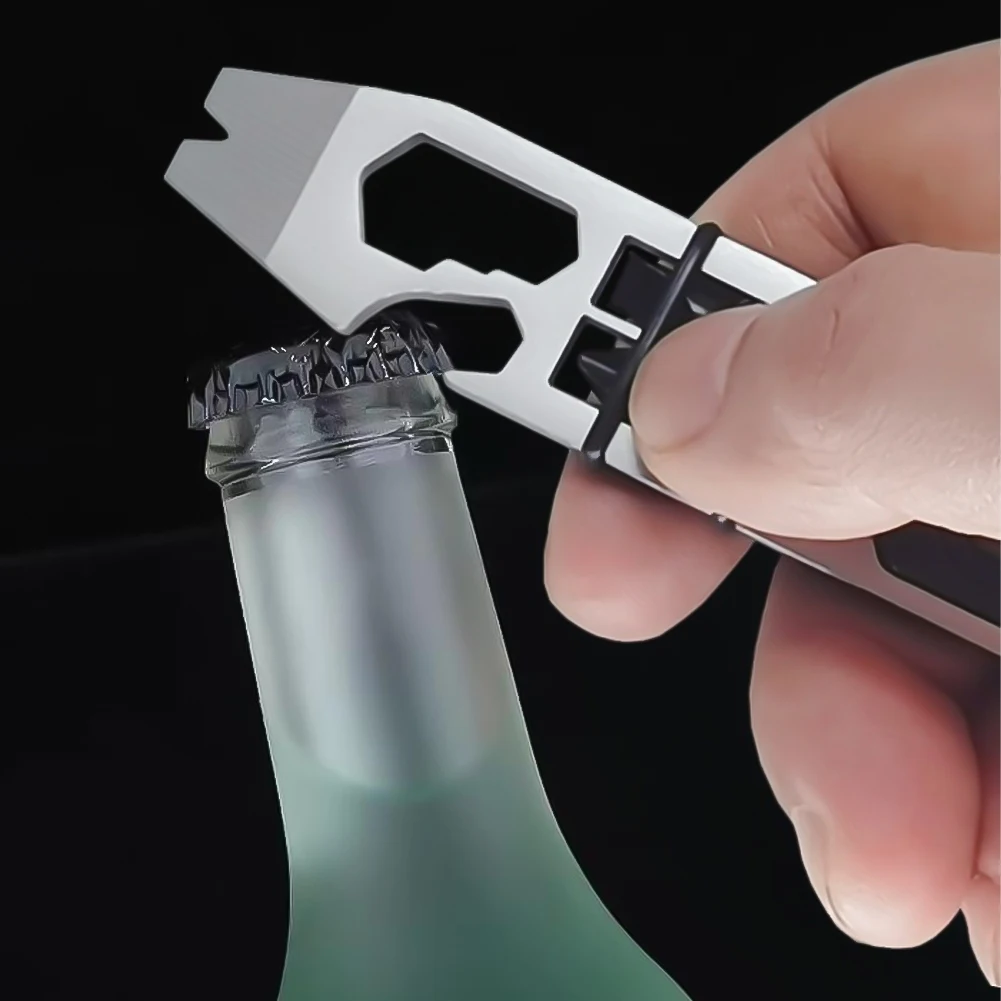 

Ratchet Screwdriver Multifunctional Crowbar Mini EDC Multitool Allen Wrench Bottle Opener Portable Outdoor Bike Repair Tools