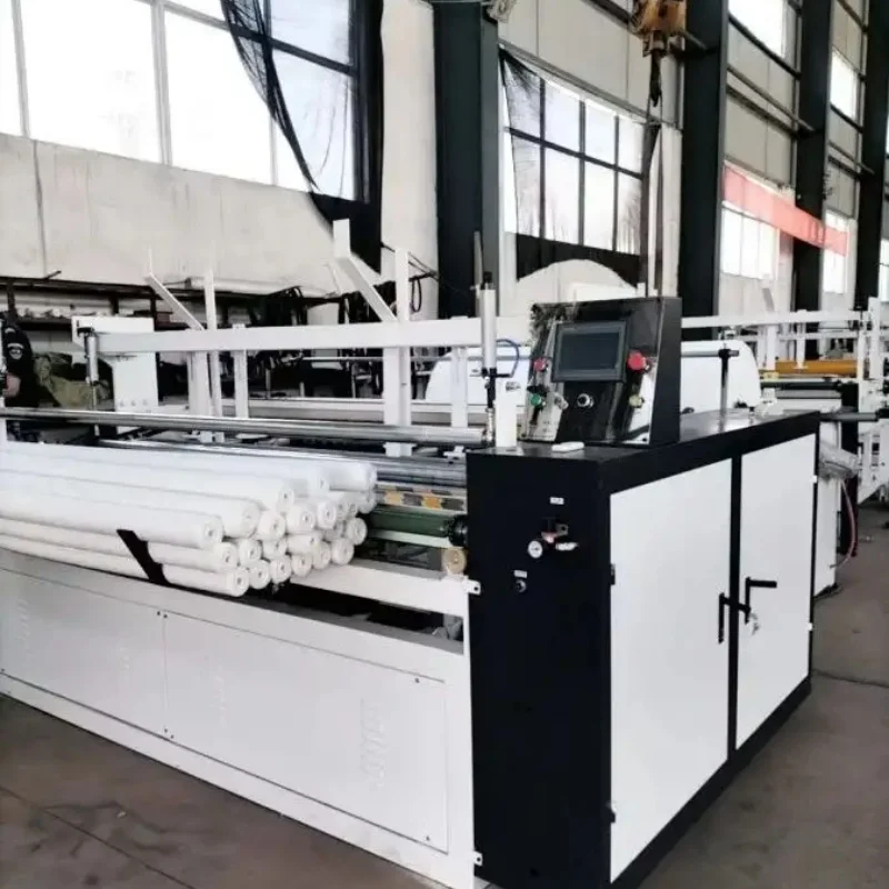 

Semi Automatic Horizontal Slitting Rewinder Toilet Paper Embossing and Rewinder