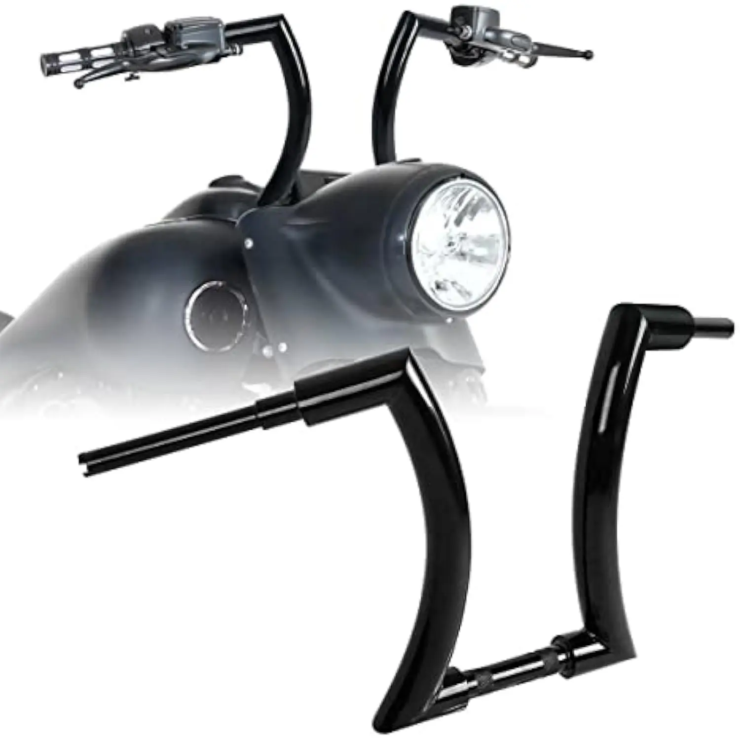 Ape Hanger 2 مقود ، مناسب لهارلي سوفت تايل فست فست سبورتستر ، 16 Ape