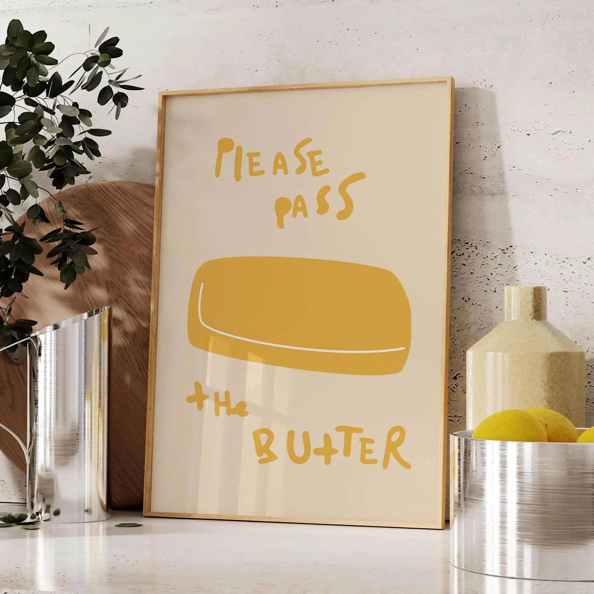 1 szt. bezramowy plakat z masł – Kitchen Baking Wall Art recenzja i cena