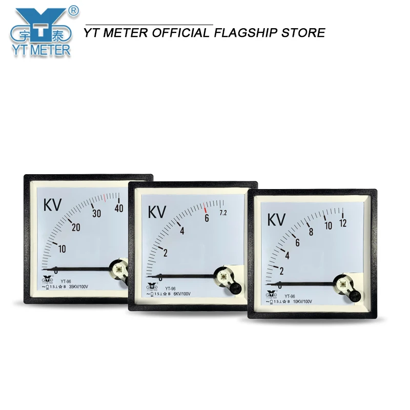 Cp96 AC high voltage Voltmeter 100v 3.6kv 7.2kv 10kv 12kv 40kv dh96