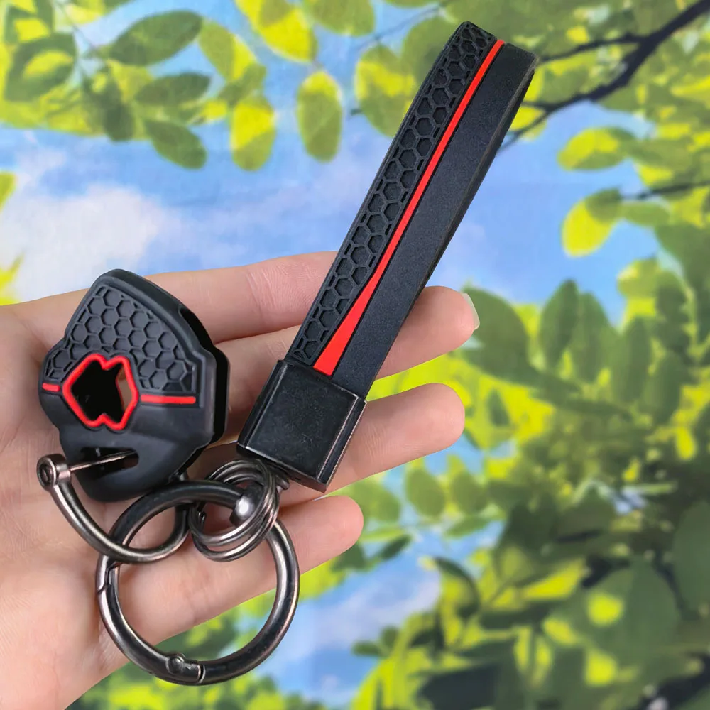 Ergonomic Motorcycle Key Case With Keychain For Suzuki Vstrom 650 1000 1050 1050XT DL650 DL1000 Vstrom650 Vstrom1000 Vstrom1050