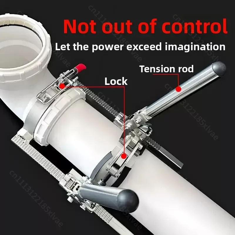 PP Silent Drain Pipe Socket Installation Tool, Tension Pull Pusher Fitting Puller, For Household Drainage Pipeline Assembly