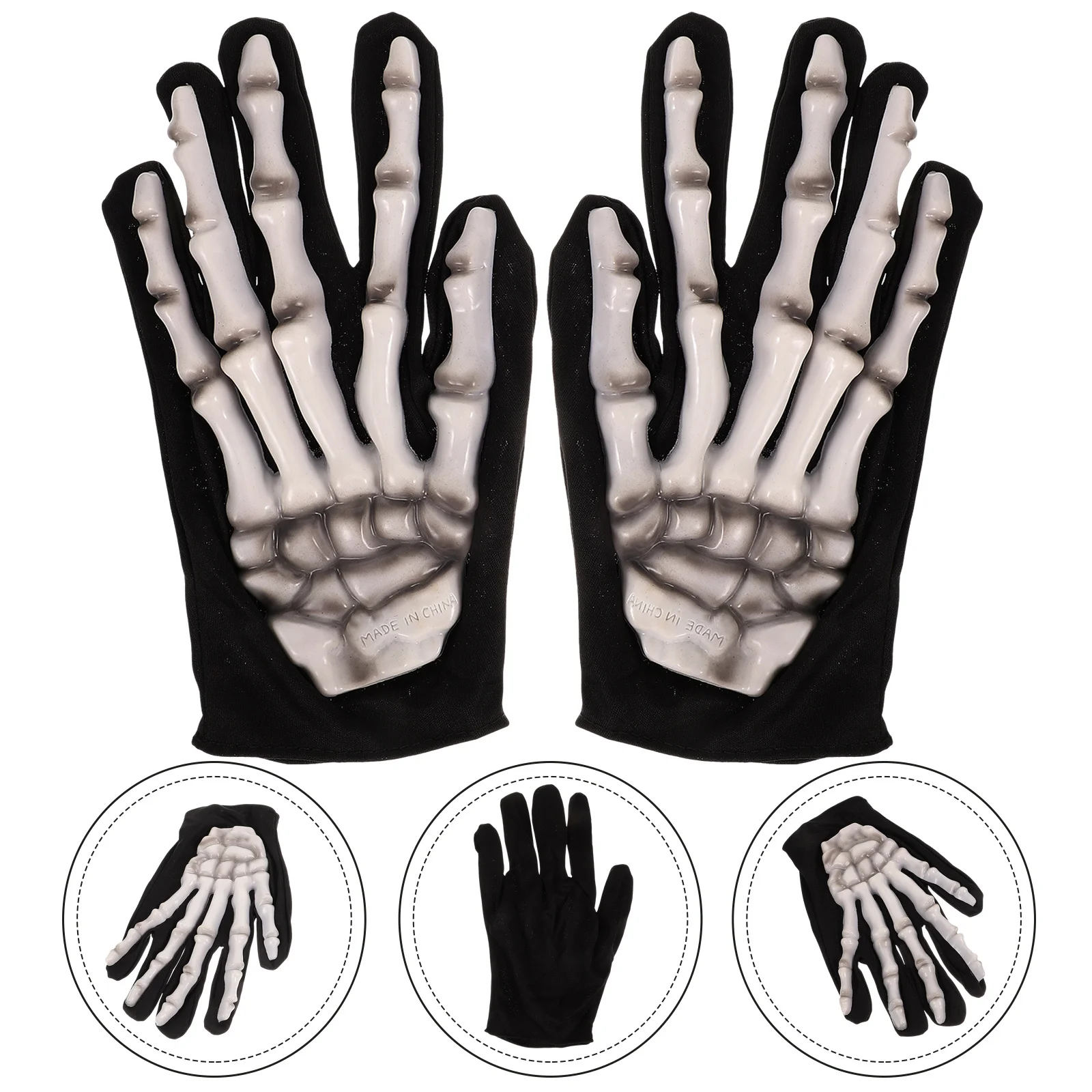 

1 пара аксессуаров для костюмов для косплея с полным пальцем, многоразовые шорты для Хэллоуина, реквизит, декоративный узор